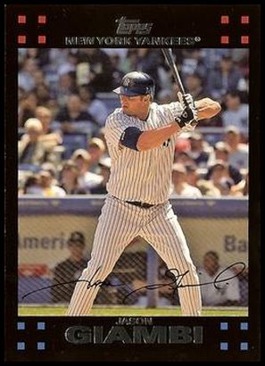 2007 Topps Gift Sets New York Yankees NYY25 Jason Giambi